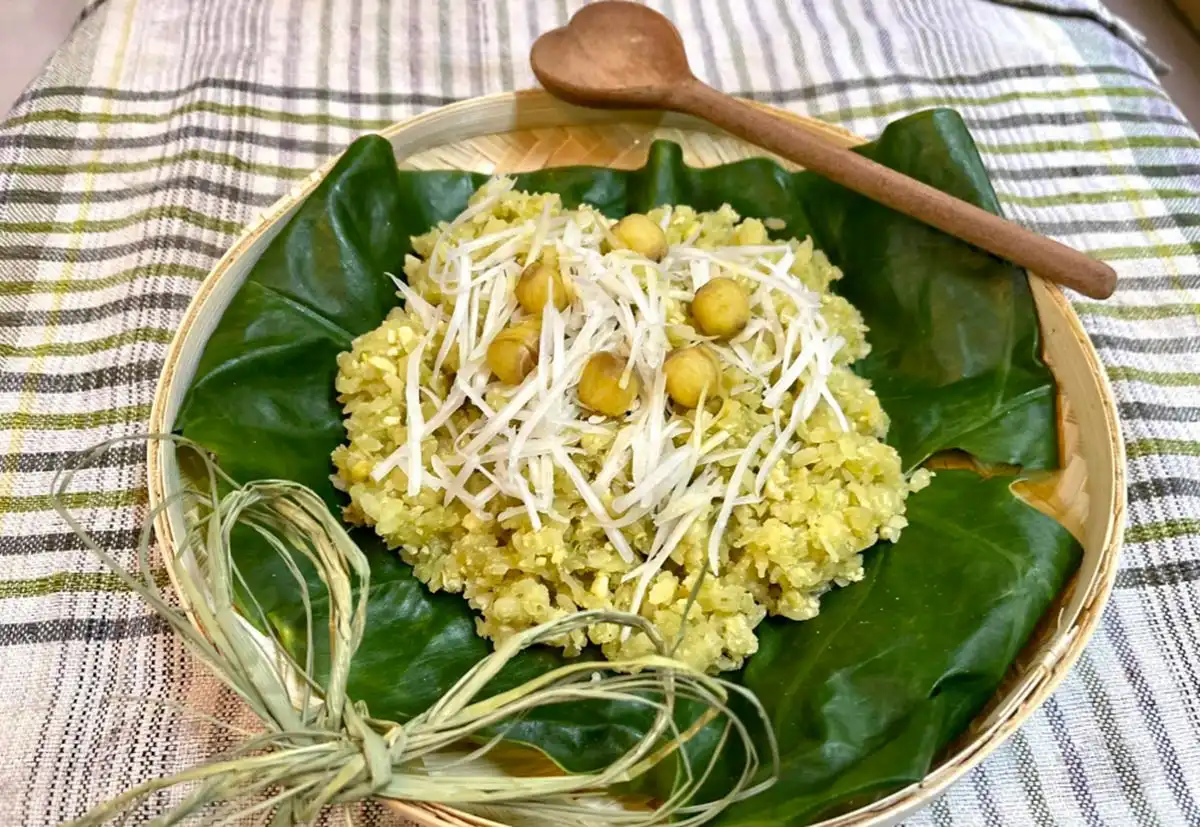 Cách nấu xôi cốm sen dừa thơm ngon: Tinh hoa ẩm thực mùa thu Hà Nội