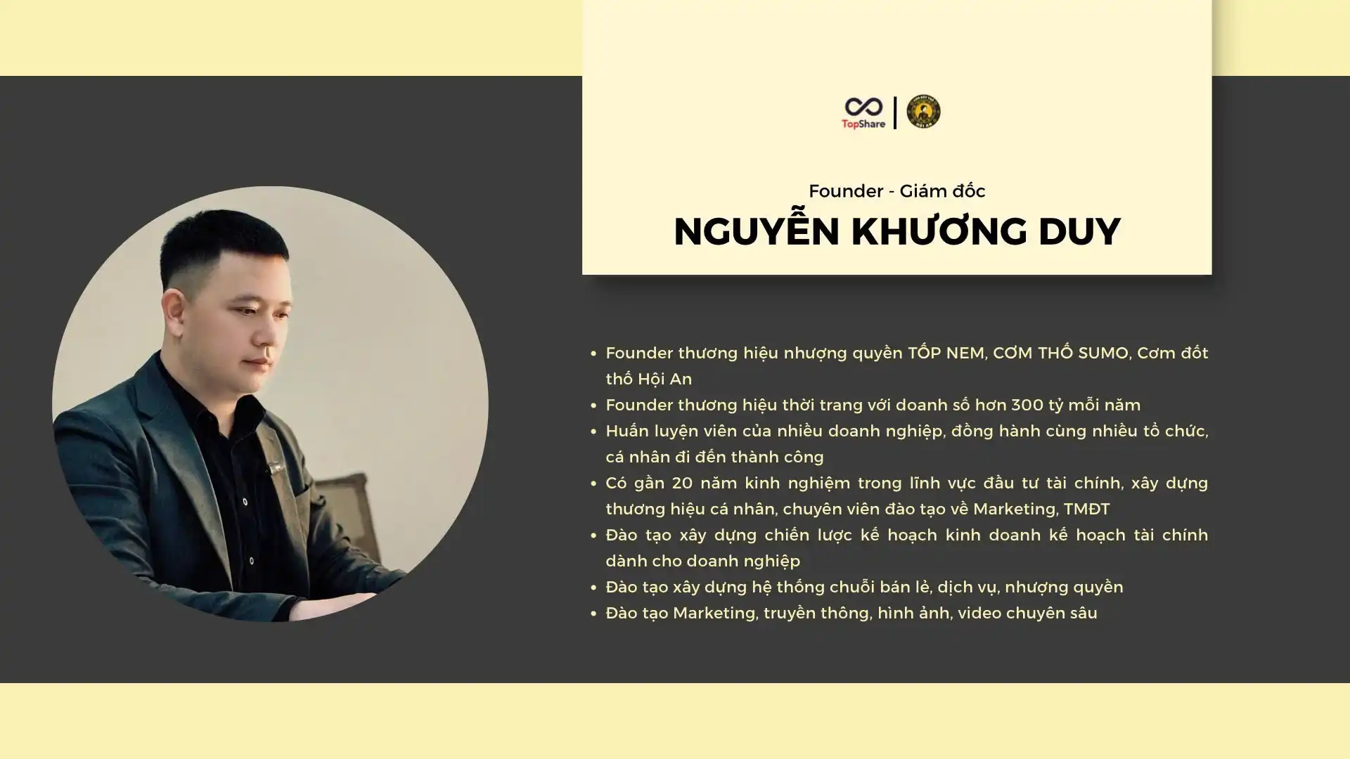Nhà sáng lập NHƯỢNG QUYỀN CƠM ĐỐT THỐ HỘI AN