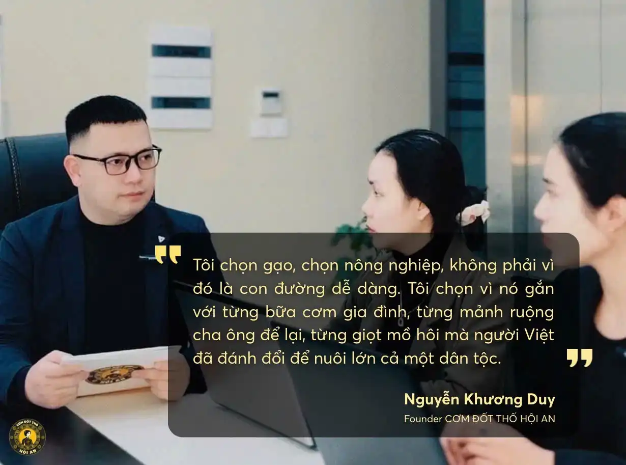 Nhà sáng lập NHƯỢNG QUYỀN CƠM ĐỐT THỐ HỘI AN