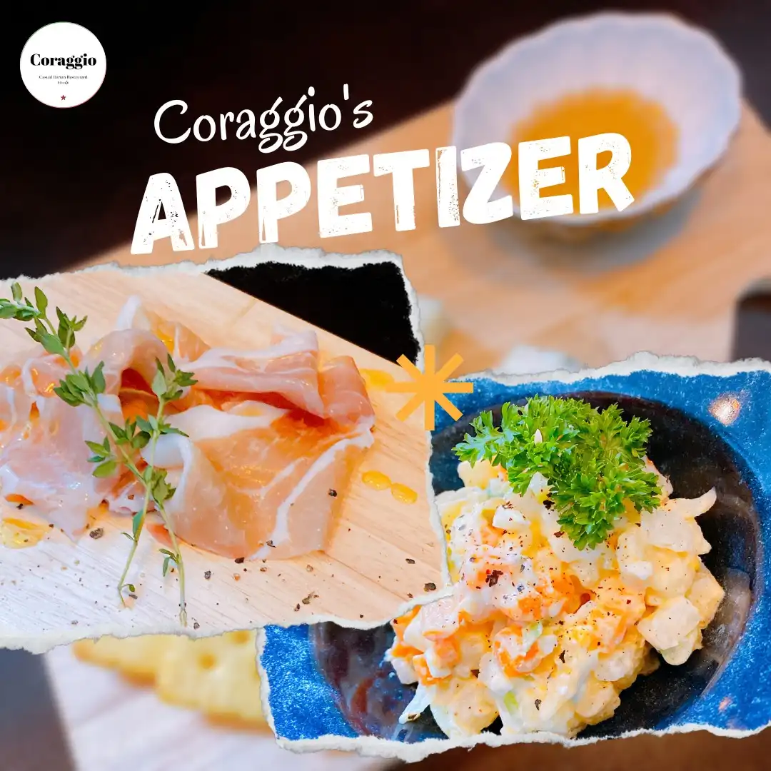 Đánh thức vị giác với món khai vị kiểu Ý tại Coraggio Italian Restaurant