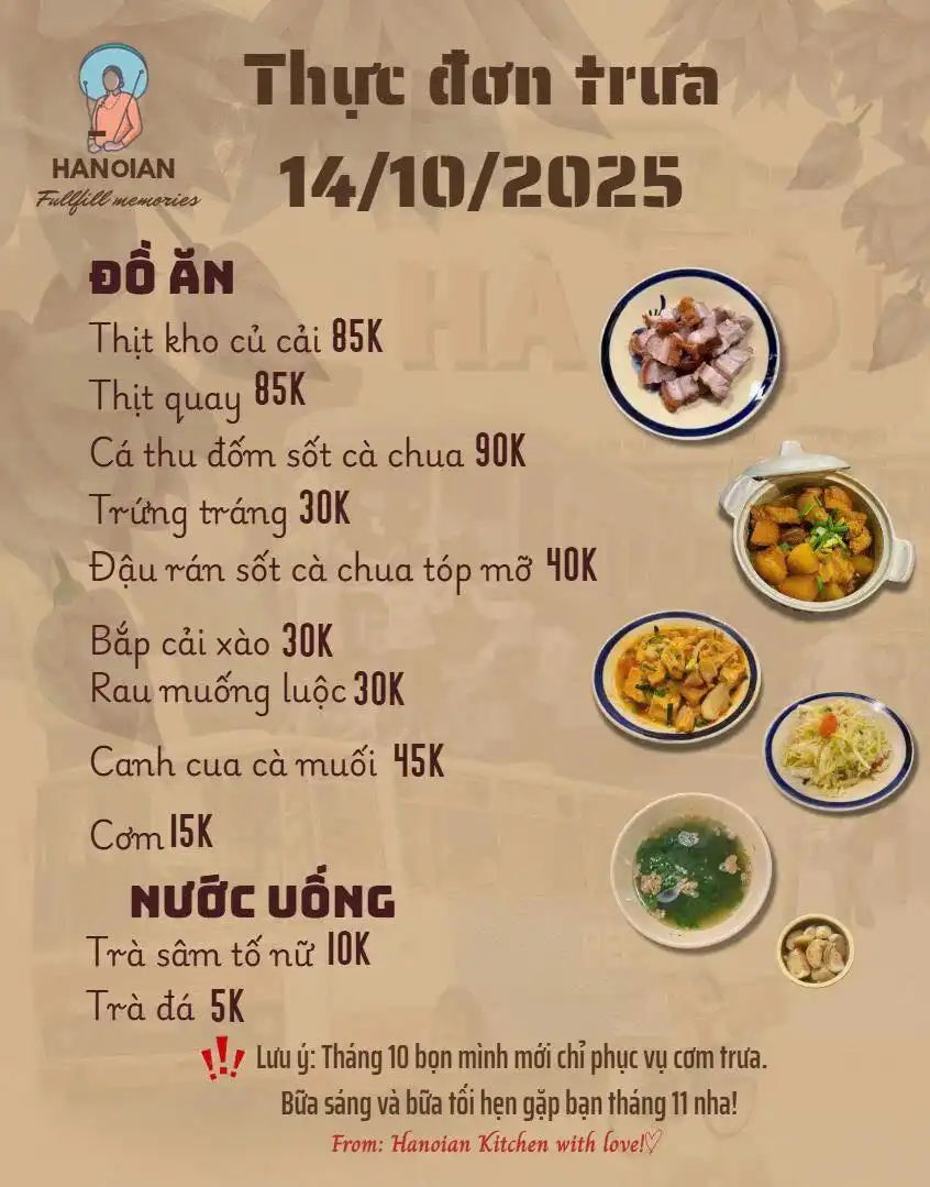 Từ căn bếp nhỏ phố cổ đến Hanoian Kitchen hôm nay: Hành trình gìn giữ hương vị cơm nhà Hà Nội