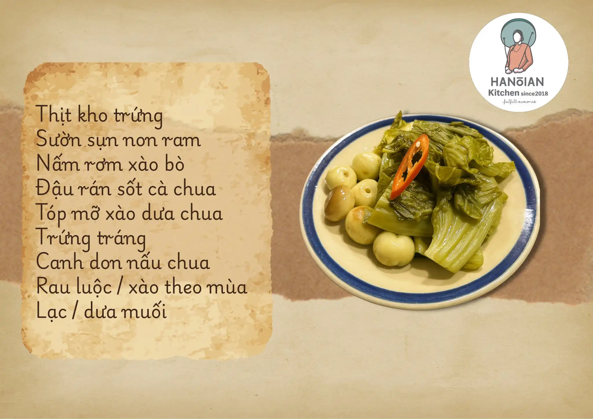 Cơm nhà Hanoian – Giữa phố thị ồn ào, vẫn còn một nơi nấu để người ta nhớ