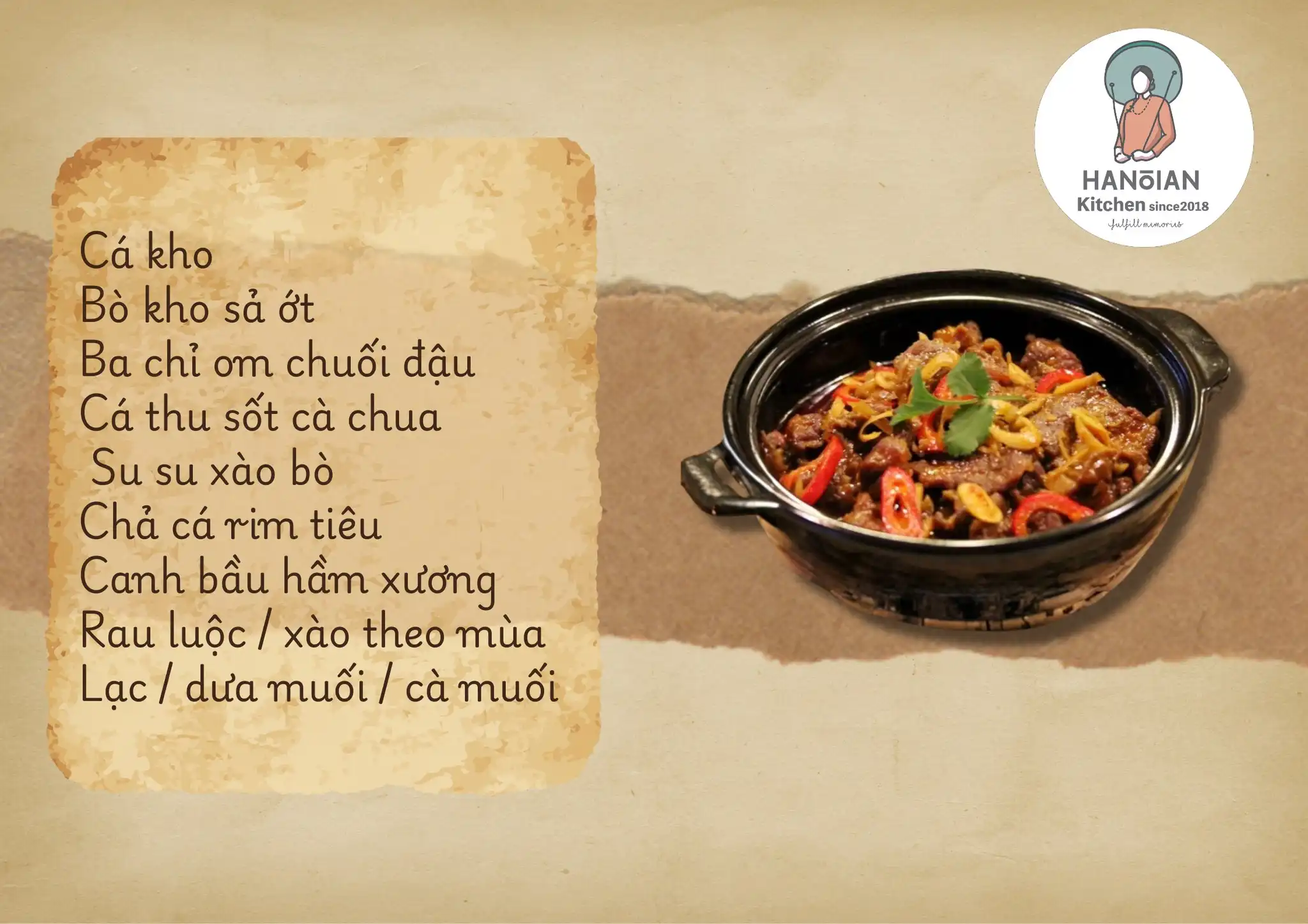 Cơm nhà Hanoian – Giữa phố thị vội vàng, vẫn còn một nơi nấu bằng tay và giữ bằng tim